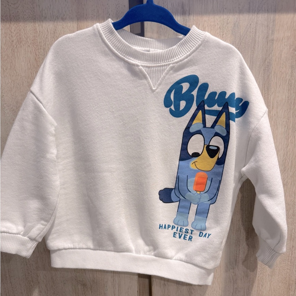 ZARA BLUEY Special Edition Sweatshirt Size: 1.5 yrs